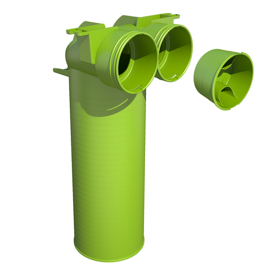 90° fitting for AE34 ducting - 75mm