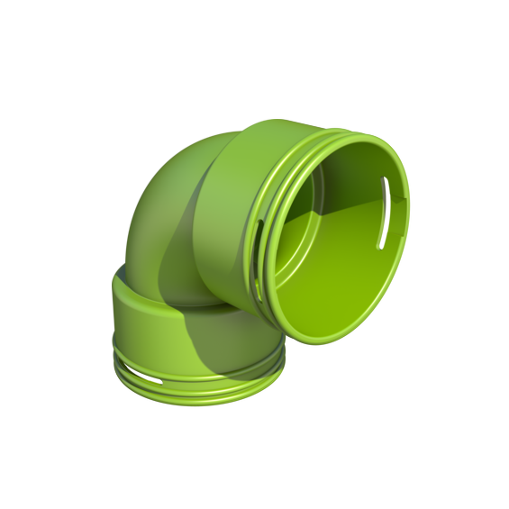 90° Bend for AE34 Ducting - 75mm