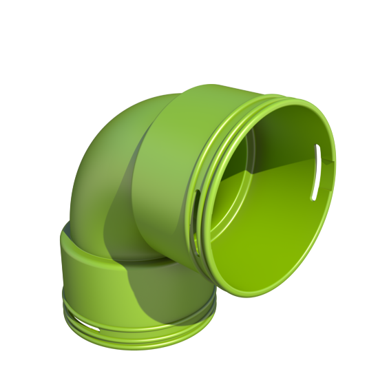 90° Bend for AE48 Ducting - 90mm