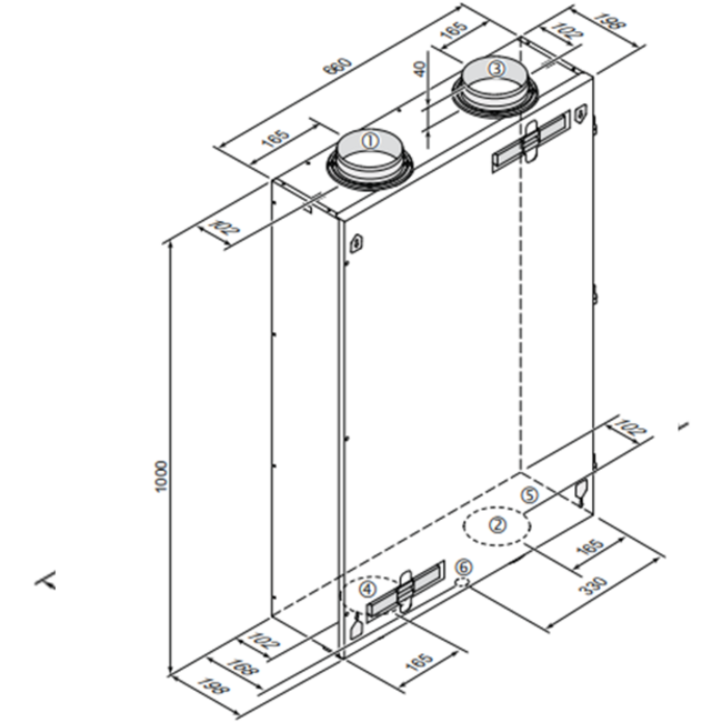 Brink Sky 200 | SKY 200 MVHR Unit | Air-Haus