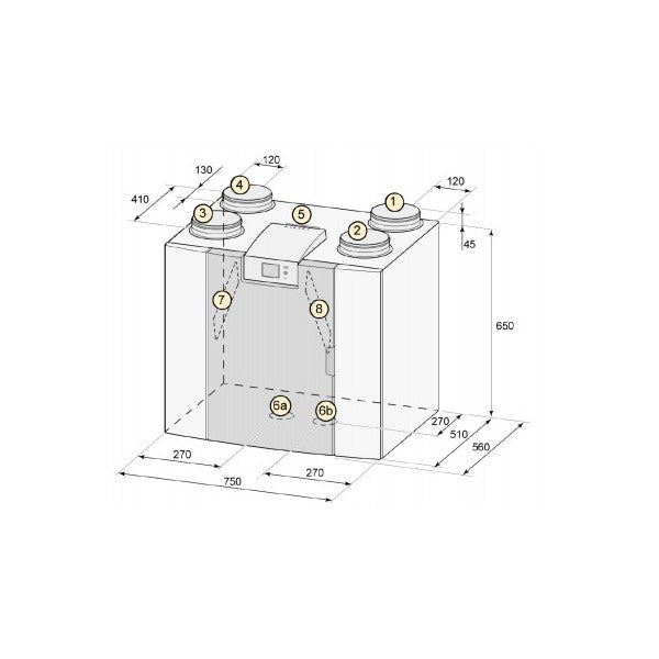 Brink Flair 325 | Flair 325 MVHR Unit